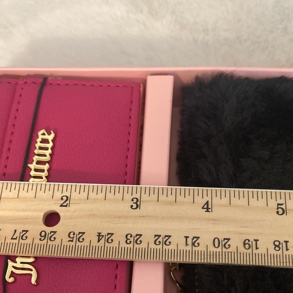 Juicy Couture Faux Fur Wristlet with Card Case - Picture 9 of 9